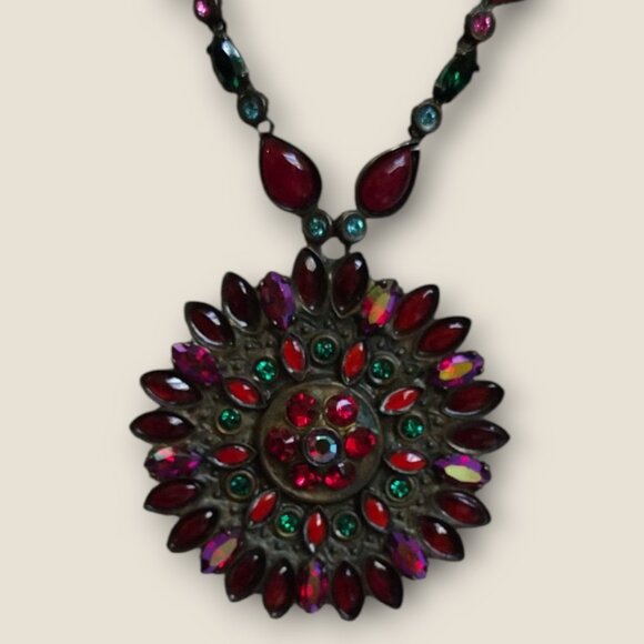 Sorrelli Crystal Sunburst Pendant Necklace - Picture 6 of 8